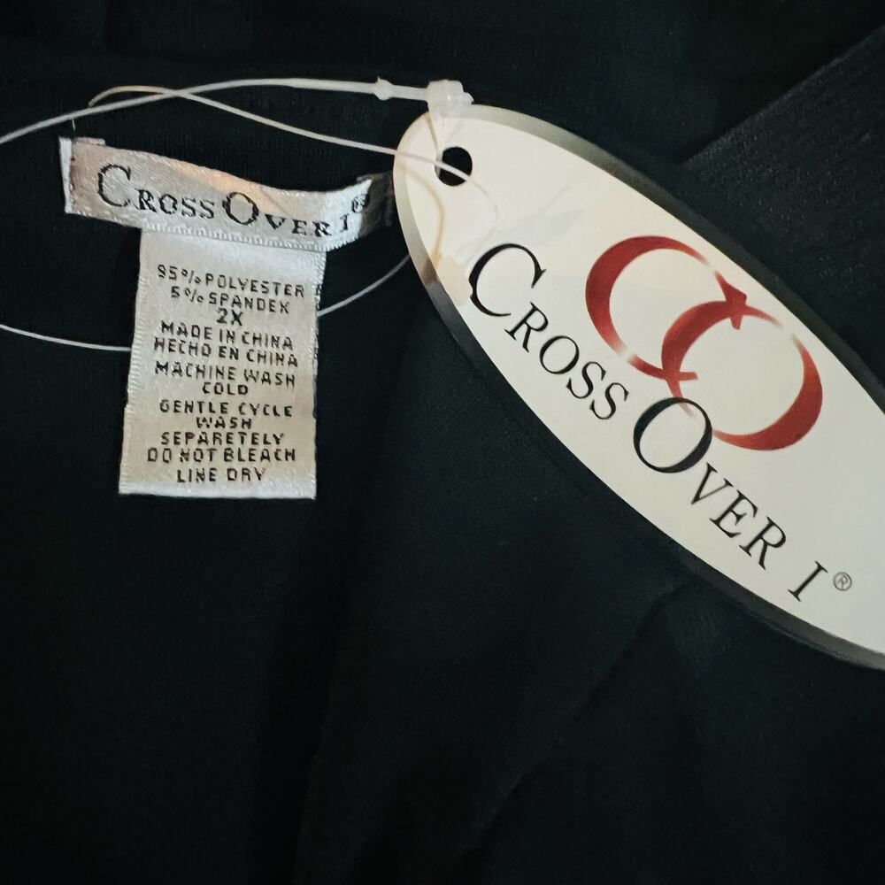 Cross Over 1 Colorblock Sleeveless Bodycon Dress Size 2X NWT Multicolor - Picture 5 of 7